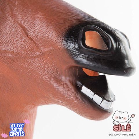 Bìa Đầu Hình Ngựa BoJack Horseman - Đồ Hóa Trang Halloween Vui Nhộn Dành Cho Unisex - Phụ Kiện Tiệc Tùng Sáng Tạo