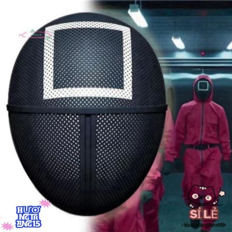Mặt Nạ Cosplay Dành Cho Game Thủ - Phụ Kiện Trang Trí Độc Đáo, Nhựa Cao Cấp, Hình Vuông, Tròn, Tam Giác, Hoàn Hảo Cho Halloween và Tiệc Hóa Trang
