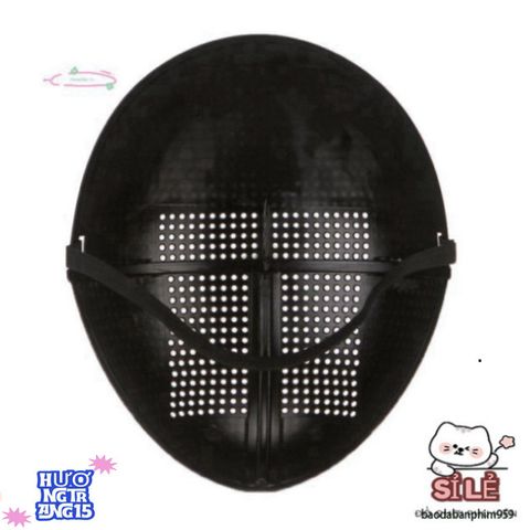 Mặt Nạ Cosplay Dành Cho Game Thủ - Phụ Kiện Trang Trí Độc Đáo, Nhựa Cao Cấp, Hình Vuông, Tròn, Tam Giác, Hoàn Hảo Cho Halloween và Tiệc Hóa Trang
