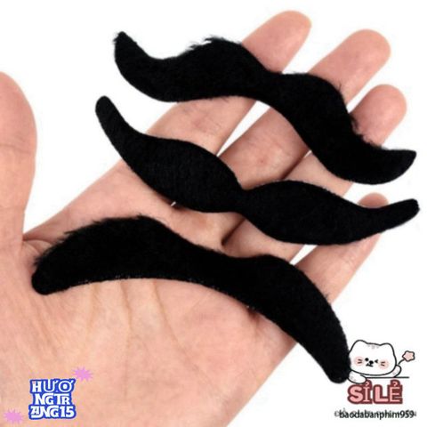 Râu Dán Gấu Hồng Vui Nhộn - Đạo Cụ Hóa Trang Halloween Độc Đáo Cho Cosplay và Tiệc Tùng