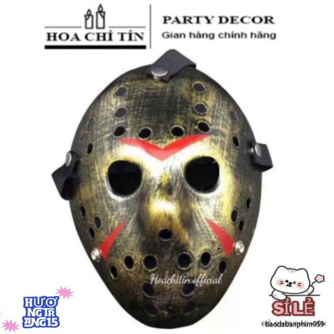 Mặt Nạ Jason Voorhees Halloween - Phụ Kiện Hóa Trang Kinh Dị Cho Tiệc, Sự Kiện Cosplay, Chất Liệu An Toàn, Độc Đáo