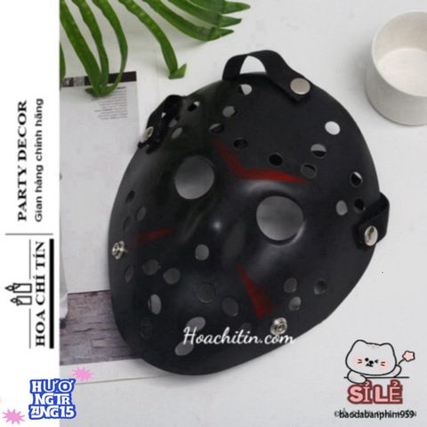 Mặt Nạ Jason Voorhees Halloween - Phụ Kiện Hóa Trang Kinh Dị Cho Tiệc, Sự Kiện Cosplay, Chất Liệu An Toàn, Độc Đáo