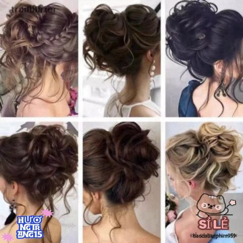 Kẹp Tóc Chignon Xoăn Trailblazer - Phụ Kiện Tóc Giãn Co Đàn Chịu Nhiệt Cao Cho Nữ, Thiết Kế Thời Trang Đẳng Cấp