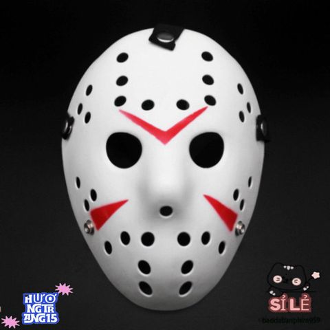 Mặt nạ Halloween Jason Voorhees - Phụ kiện hóa trang kinh dị cho bữa tiệc Halloween, biểu tượng phim 