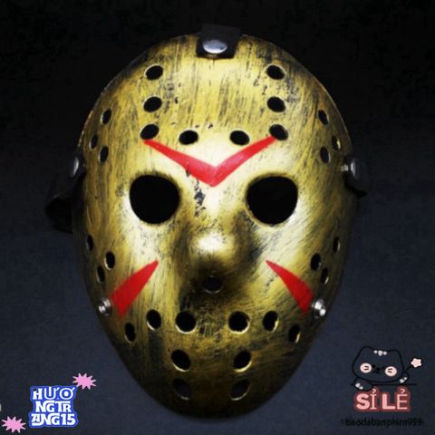Mặt nạ Halloween Jason Voorhees - Phụ kiện hóa trang kinh dị cho bữa tiệc Halloween, biểu tượng phim 