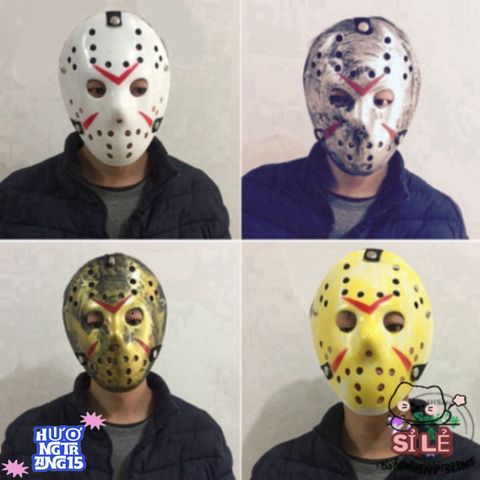 Mặt Nạ Hóa Trang Jason Voorhees Halloween - Phụ Kiện Kinh Dị Dành Cho Nam Nữ, Tiệc Hóa Trang, Lễ Hội Ma Quái