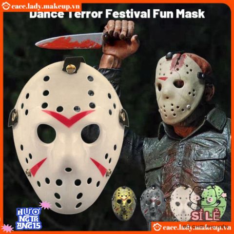 Mặt Nạ Halloween Jason Huyền Bí - Đạo Cụ Trang Điểm Cá Tính cho Bữa Tiệc và Dịp Lễ, Chất Liệu An Toàn, Màu Sắc Đa Dạng