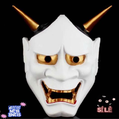 Mặt Nạ Cosplay Hannya Oni - Đạo Cụ Hóa Trang Toàn Mặt cho Halloween và Tiệc Hóa Trang - Phụ Kiện Thời Trang Độc Đáo