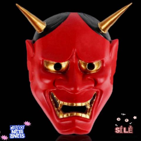 Mặt Nạ Cosplay Hannya Oni - Đạo Cụ Hóa Trang Toàn Mặt cho Halloween và Tiệc Hóa Trang - Phụ Kiện Thời Trang Độc Đáo