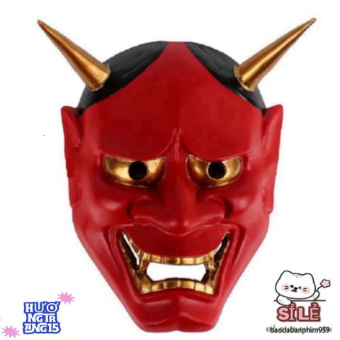 Mặt Nạ Cosplay Hannya Oni - Đạo Cụ Hóa Trang Toàn Mặt cho Halloween và Tiệc Hóa Trang - Phụ Kiện Thời Trang Độc Đáo