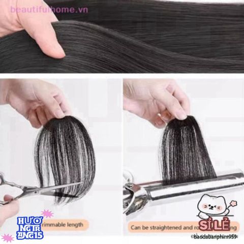 Tóc Giả Tóc Mái Phong Cách Đổi Mới - Phụ Kiện Thời Trang An Toàn Cho Bé Gái, Chất Liệu Cao Cấp, Dễ Dàng Chăm Sóc