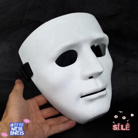 Mặt Nạ Hóa Trang Trắng Jabbawockeez Phong Cách Hip Hop - Phụ Kiện Độc Đáo Cho Dạ Hội, Halloween, Tiệc Tùng