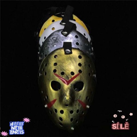 Mặt Nạ Hóa Trang Jason - Phụ Kiện Độc Đáo Dành Cho Tiệc Halloween 2024 - Biểu Tượng Kinh Dị Ấn Tượng