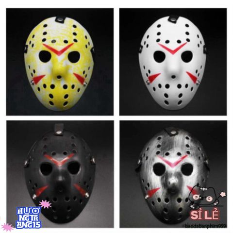 Mặt Nạ Hóa Trang Jason - Phụ Kiện Độc Đáo Dành Cho Tiệc Halloween 2024 - Biểu Tượng Kinh Dị Ấn Tượng