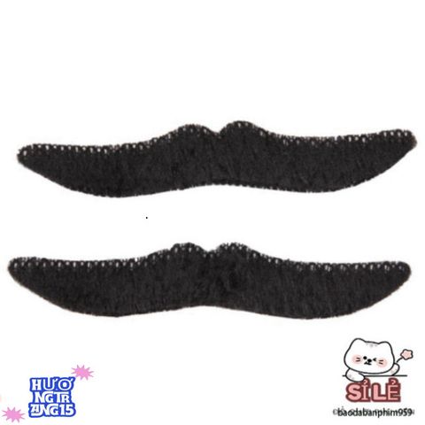 Bộ 12 Râu Giả Dán - Phụ Kiện Hóa Trang Độc Đáo Cho Tiệc Sinh Nhật & Lễ Hội, Thể Hiện Cá Tính Vui Nhộn