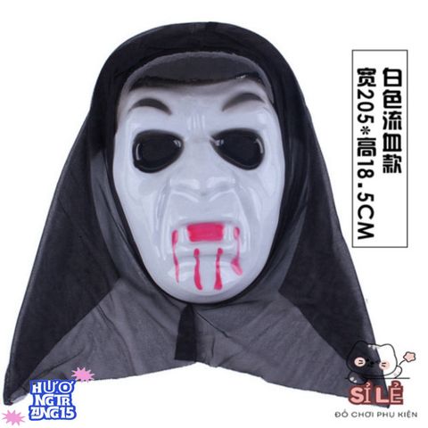 Mặt Nạ Kinh Dị Đen Scream - Phụ Kiện Hóa Trang Halloween Độc Đáo Cho Tiệc Tùng Và Sự Kiện Kỷ Niệm