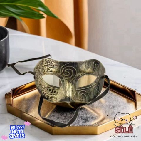 Mặt nạ Kim loại Nửa mặt Halloween - Phong cách Hiệp sĩ Gothic Roma cho Nam giới - Phụ kiện Thời trang Độc đáo cho Tiệc Tùng và Sự kiện