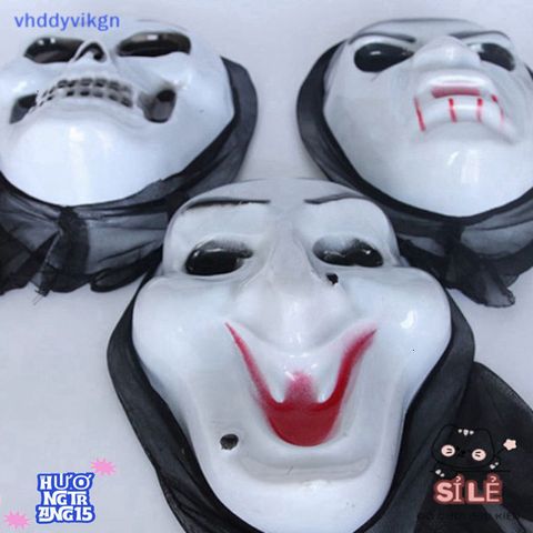 Mặt Nạ Hip Hop Khiêu Vũ Halloween - Phụ Kiện Thời Trang Huyền Bí Cho Tiệc Rave và Biểu Diễn Nghệ Thuật