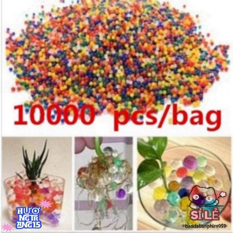Bộ Hạt Nở Đa Màu 10,000 Màu Sắc - Trang Trí Hoa Chậu, Sân Vườn, Nhà Cửa An Toàn, Thân Thiện Với Môi Trường