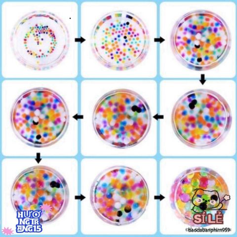 Hạt Nở Tinh Thể 1KG - Trang Trí Slime và Cây Cảnh, Hạt Pha Lê Sáng Tạo An Toàn cho Trẻ Em 5 Tuổi Trở Lên