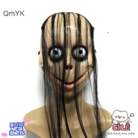 Mặt Nạ Halloween Dễ Thương Hình Chữ V Ma Nữ - Phụ Kiện Cosplay Độc Đáo Cho Bữa Tiệc Hóa Trang