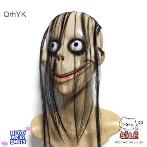 Mặt Nạ Halloween Dễ Thương Hình Chữ V Ma Nữ - Phụ Kiện Cosplay Độc Đáo Cho Bữa Tiệc Hóa Trang