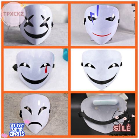 Mặt Nạ V for Vendetta - Phụ Kiện Cosplay Halloween Biểu Tượng Tự Do và Kháng Cách - Thời Trang Hóa Trang Độc Đáo
