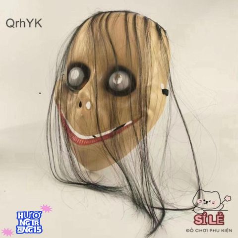 Mặt Nạ Halloween Dễ Thương Hình Chữ V Ma Nữ - Phụ Kiện Cosplay Độc Đáo Cho Bữa Tiệc Hóa Trang