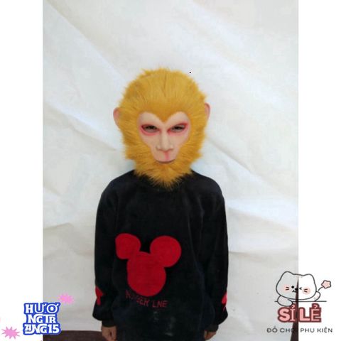 Mặt nạ Tôn Ngộ Không Cosplay - Tề Thiên Đại Thánh Vàng - Trang Phục Hóa Trang Tây Du Ký Chất Lượng Cao, Độc Quyền Tại Việt Nam