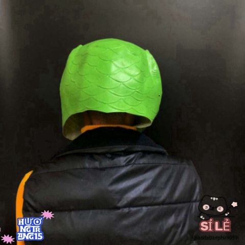 Mặt Nạ Silicon Hài Hước Ếch Xanh - Phụ Kiện Độc Đáo Cho Tiệc Hóa Trang, Halloween và Làm Video Giải Trí