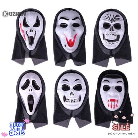 Mặt Nạ Halloween Kinh Dị KUZHEN - Phụ Kiện Cosplay Ma Quái Cho Bữa Tiệc, Lễ Hội - Đầy Ấn Tượng và Bí Ẩn