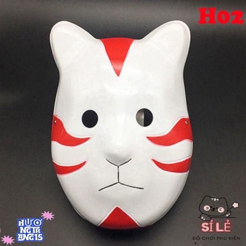 Mặt Nạ Nhựa Uchiha Itachi & Kakashi Anbu - Phụ Kiện Cosplay Naruto Độc Đáo, Thời Trang Anime Chất Lượng Cao