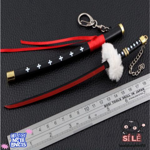Móc Khóa Zoro Kiếm 22cm - Phụ Kiện Thời Trang One Piece Độc Đáo Cho Fan Anime - Món Quà Ý Nghĩa Và Chất Lượng Cao