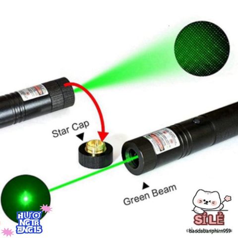 Đèn Pin Laser 303 Tia Xanh - Chiếu Sáng Siêu Sáng, Có Chế Độ Kính Vạn Hoa, Bao Gồm Pin & Sạc - Phụ Kiện Tiện Ích Du Lịch Tuyệt Vời