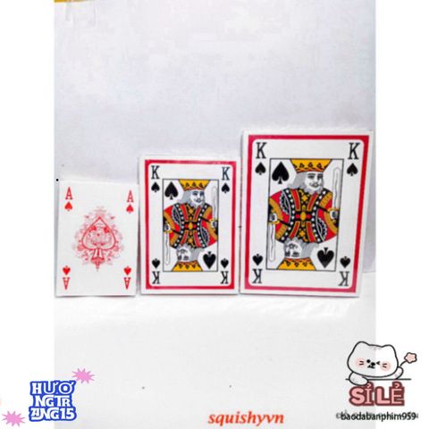Bộ Bài Giấy Khổng Lồ Chất Lượng Cao - Trò Chơi Đầy Sáng Tạo Cho Tiệc Tùng và Sự Kiện Gia Đình