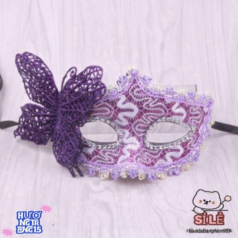 Mặt Nạ Bướm KUNHEV Nửa Mặt Thời Trang - Đồ Hóa Trang Quyến Rũ Cho Tiệc Halloween, Sinh Nhật và Lễ Hội