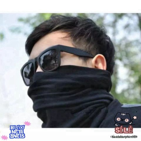 Khẩu Trang Đầu Skull Đen Đa Năng - Phụ Kiện Thời Trang Chống Nắng, Bụi Hoàn Hảo Cho Phượt Thủ và Người Yêu Thích Du Lịch
