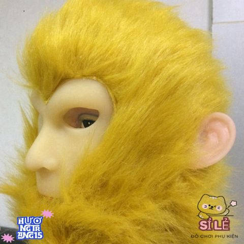 Mặt Nạ Tôn Ngộ Không Khỉ Lông - Phiên Bản Cao Cấp Cho Fan Cosplay Dân Gian và Hoạt Hình Huyền Thoại