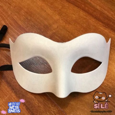 Mặt Nạ Hóa Trang Nam Nửa Mặt - Phụ Kiện Dự Tiệc Sang Trọng, Màu Sắc Đẹp Cho Halloween và Lễ Hội
