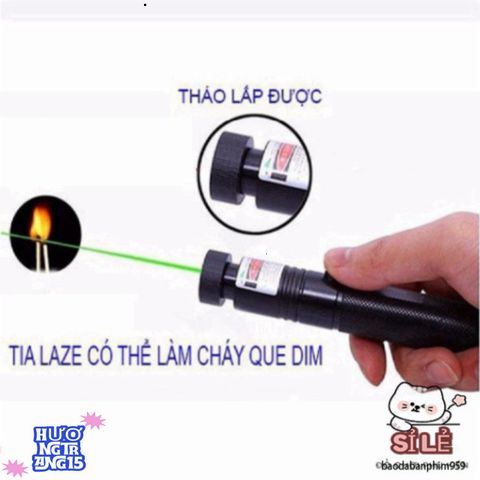 Đèn Pin Laser 303 Chính Hiệu - Tia Sáng Xanh Rực Rỡ, Chống Nước, Chiếu Xa 2km, Dụng Cụ Tiện Ích Cao Cấp Cho Du Lịch, Giảng Dạy, Thuyết Trình