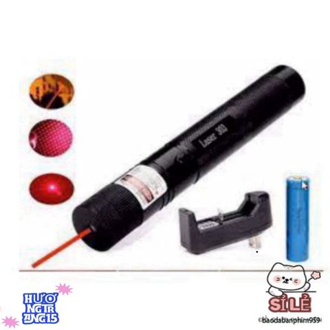Đèn Pin Laser 303 Siêu Sáng Màu Xanh, Đỏ - Công Nghệ Laser Mạnh Mẽ Cho Du Lịch, Thám Hiểm, Cứu Hộ, Chỉ Dẫn Từ Xa