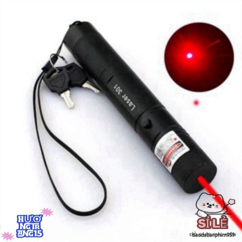 Đèn Pin Laser Đa Sắc 303 & 009 - Chiếu Xa 2.000M, Tia Sáng Mạnh Mẽ, Kèm Phụ Kiện Sao Vạn Hoa và Pin Sạc 18650