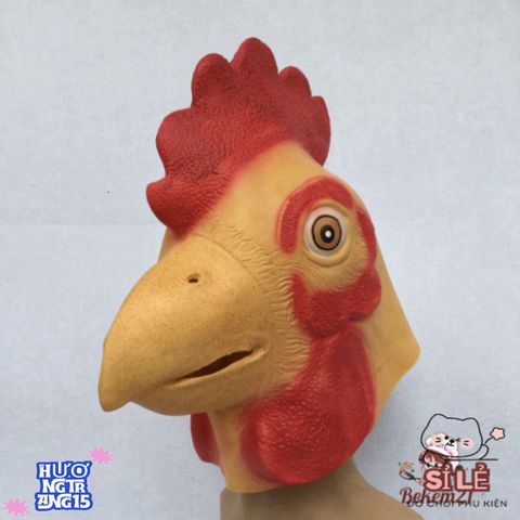 Mặt Nạ Cosplay Gà Con & Gà Trống – Phụ Kiện Hóa Trang Độc Đáo Cho Halloween, Trung Thu, Lễ Hội Thú Vị