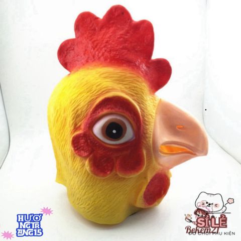 Mặt Nạ Cosplay Gà Con & Gà Trống – Phụ Kiện Hóa Trang Độc Đáo Cho Halloween, Trung Thu, Lễ Hội Thú Vị