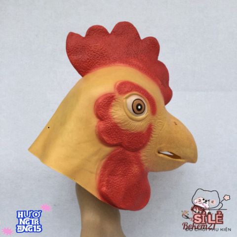 Mặt Nạ Cosplay Gà Con & Gà Trống – Phụ Kiện Hóa Trang Độc Đáo Cho Halloween, Trung Thu, Lễ Hội Thú Vị