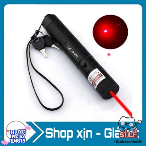 Đèn Pin Sạc Laser 303 Màu Đỏ - Thiết Kế Nhỏ Gọn, Chống Nước, Hoàn Hảo Để Chiếu Sáng & Thuyết Trình Trong Mọi Tình Huống