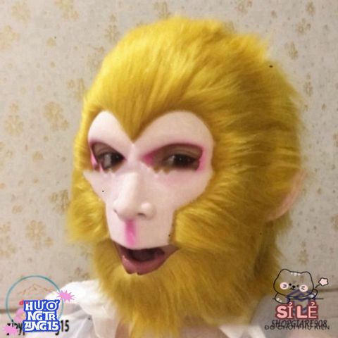 Mặt Nạ Tôn Ngộ Không Vàng Rực Rỡ - Phiên Bản Giới Hạn Tây Du Ký Cho Cosplay và Sưu Tập Văn Hóa Dân Gian Trung Hoa