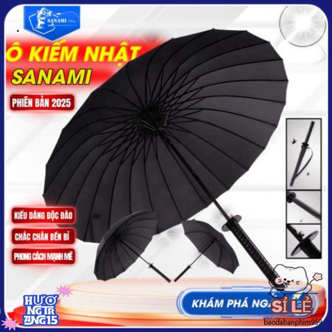 Ô Dù Katana Nhật Bản - Ô Che Nắng Mưa Samurai Độc Đáo, Chống Nắng Mưa Tối Ưu - Phụ Kiện Thời Trang Sang Trọng