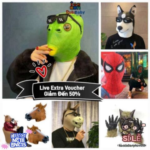 Mặt Nạ Halloween Đầu Ngựa Cosplay - Phụ Kiện Hóa Trang Thú Vị Cho Bé Trong Các Bữa Tiệc Sinh Nhật Và Lễ Hội