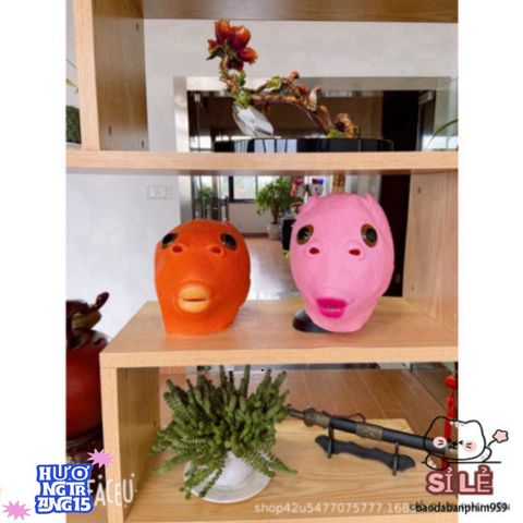 Mũ Hóa Trang Silicon Cá Xanh Cho Người Lớn - Phụ Kiện Hóa Trang Đáng Yêu Cho Tiệc Tùng, Halloween, Sinh Nhật